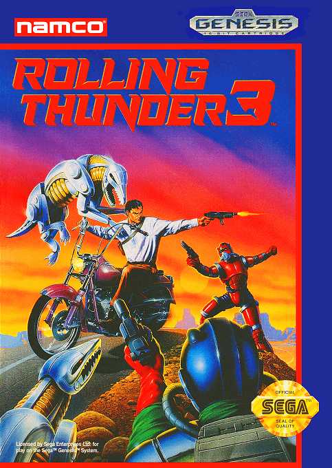 Rolling Thunder 3 - GEN - Sega Genesis