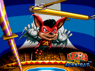 Aero the Acro-Bat - GEN - Sega Genesis - Titles