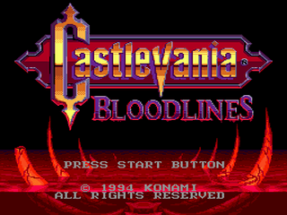 Castlevania: Bloodlines - GEN - Sega Genesis - Titles
