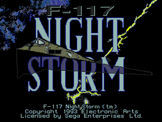 F-117 Night Storm - GEN - Sega Genesis - Titles