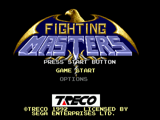 Fighting Masters - GEN - Sega Genesis - Titles