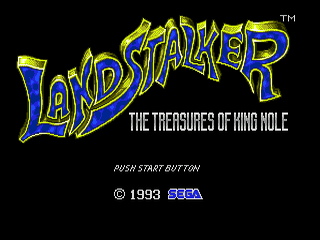 Landstalker: The Treasures of King Nole - GEN - Sega Genesis - Titles