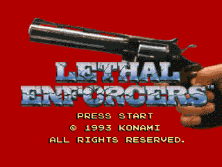 Lethal Enforcers - GEN - Sega Genesis - Titles