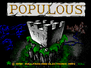 Populous - GEN - Sega Genesis - Titles