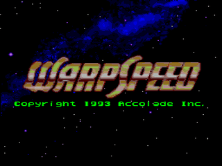 Warpspeed - GEN - Sega Genesis - Titles