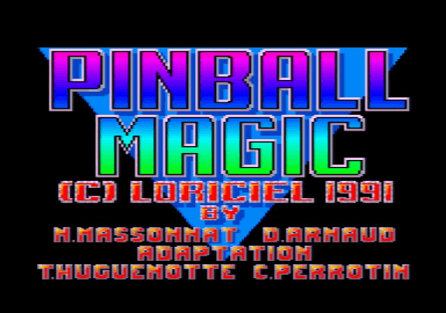 Pinball Magic - GX4000 - Amstrad GX4000 - Titles