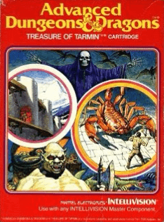 Advanced Dungeons & Dragons: Treasure of Tarmin - INTELLIVISION - Mattel Intellivision