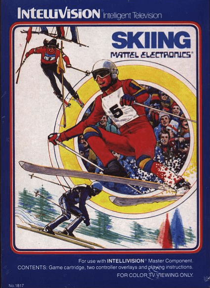 U.S. Ski Team Skiing - INTELLIVISION - Mattel Intellivision