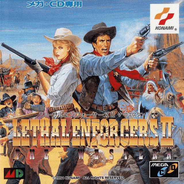Lethal Enforcers II: The Western - MEGACD - Sega Mega CD