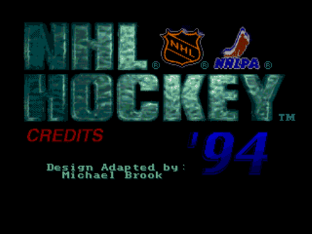 NHL Hockey '94 - MEGACD - Sega Mega CD - Titles