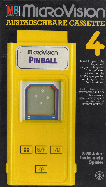 4 Pinball - MICROVISION - MB Microvision