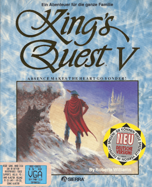 King's Quest V: Absence Makes The Heart Go Yonder! - MSDOS - PC (MS-DOS)