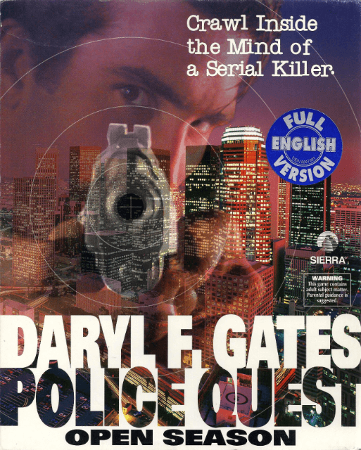 Daryl F. Gates Police Quest: Open Season - MSDOS - PC (MS-DOS)