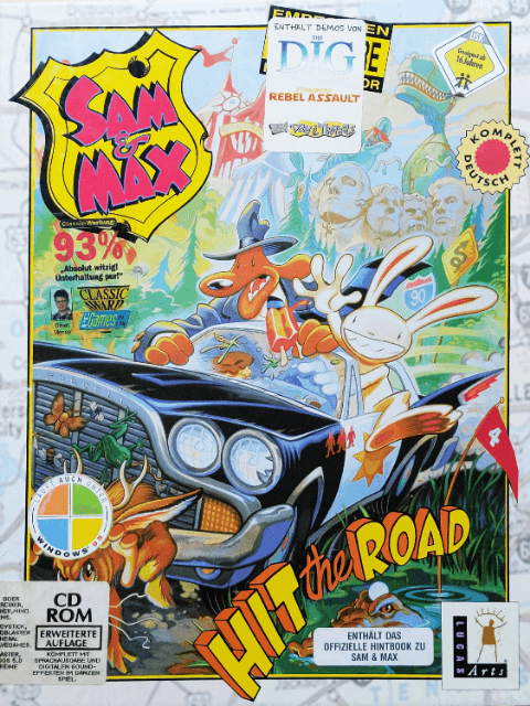 Sam & Max Hit the Road - MSDOS - PC (MS-DOS)