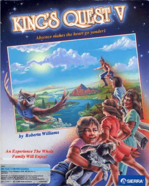 King's Quest V: Absence Makes the Heart Go Yonder - MSDOS - PC (MS-DOS) - Packshots