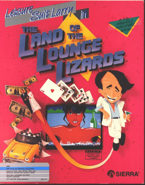 Leisure Suit Larry in the Land of the Lounge Lizards - MSDOS - PC (MS-DOS)