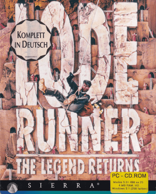 Lode Runner: The Legend Returns - MSDOS - PC (MS-DOS) - Packshots