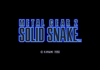 Metal Gear 2: Solid Snake - MSX - MSX - Titles