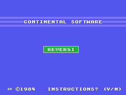 Reversi - MTX - Memotech MTX 512 - Titles