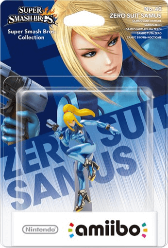 Amiibo No.40 Zero Suit Samus Super Smash Bros. Collection - MULTIPLE - Multiple