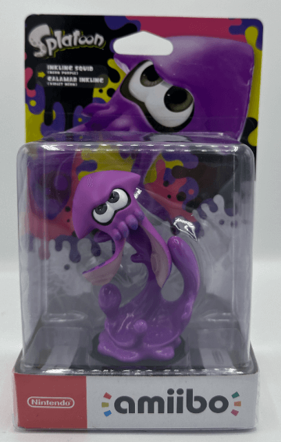 Amiibo Inkling Squid Neon Purple - MULTIPLE - Multiple - Packshots