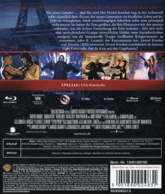 Mortal Kombat Annihilation - MULTIPLE - Multiple - Titles