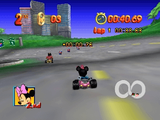 Mickey no Racing Challenge USA - N64 - Nintendo 64 - Ingames