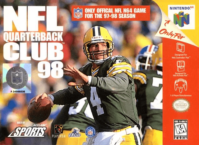 NFL Quarterback Club 98 - N64 - Nintendo 64 - Packshots