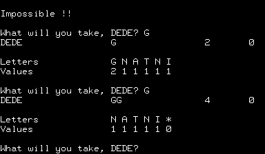 Scramble - The Computer Word Game - NASCOM - Nascom - Ingames