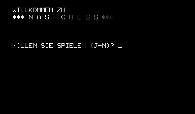 Chess with Graphics - NASCOM - Nascom - Titles