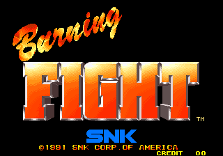 Burning Fight - NEO - SNK Neo Geo - Titles