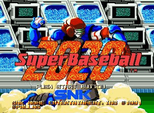 2020 Super Baseball - NEOGEOCD - SNK Neo Geo CD - Titles