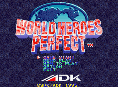 World Heroes Perfect - NEOGEOCD - SNK Neo Geo CD - Titles