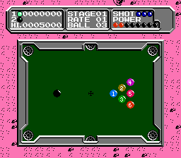 Lunar Pool - NES - Nintendo Entertainment System - Ingames