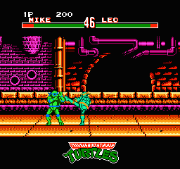 Teenage Mutant Ninja Turtles: Tournament Fighters - NES - Nintendo Entertainment System - Ingames