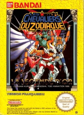 Les Chevaliers du Zodiaque: La Legende d'Or - NES - Nintendo Entertainment System