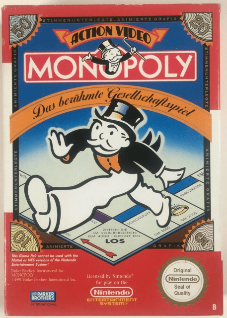 Monopoly - NES - Nintendo Entertainment System