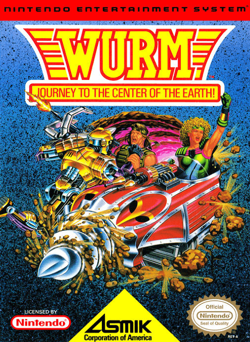 Wurm: Journey to the Center of the Earth - NES - Nintendo Entertainment System