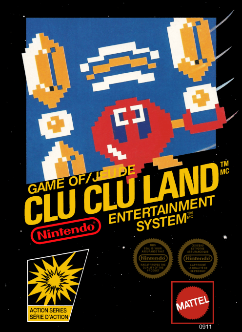 Clu Clu Land - NES - Nintendo Entertainment System