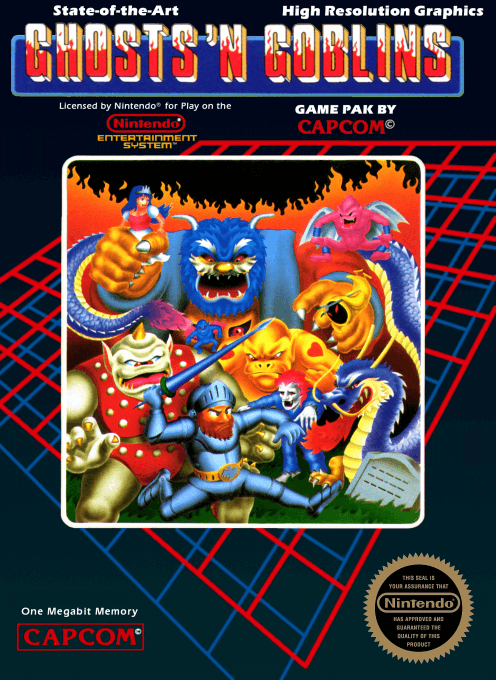 Ghosts 'n Goblins - NES - Nintendo Entertainment System