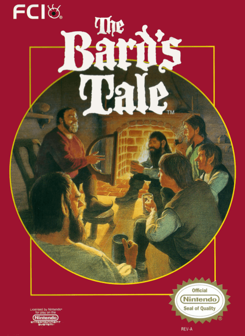 The Bard's Tale - NES - Nintendo Entertainment System - Packshots