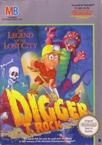 Digger T. Rock: The Legend of the Lost City - NES - Nintendo Entertainment System