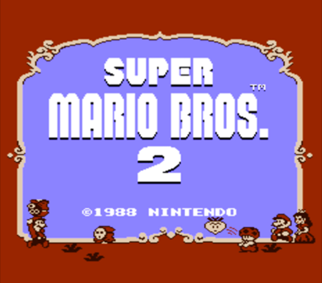 Super Mario Bros. 2 - NES - Nintendo Entertainment System - Titles