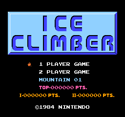 Ice Climber - NES - Nintendo Entertainment System - Titles