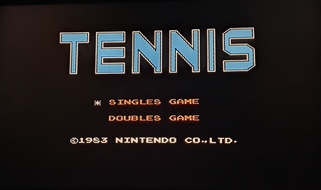 Tennis - NES - Nintendo Entertainment System - Titles