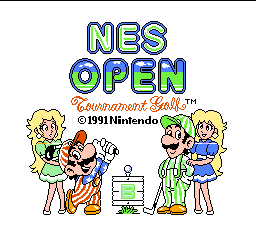 NES Open Tournament Golf - NES - Nintendo Entertainment System - Titles
