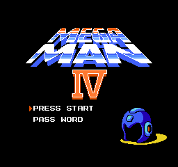 Mega Man 4 - NES - Nintendo Entertainment System - Titles