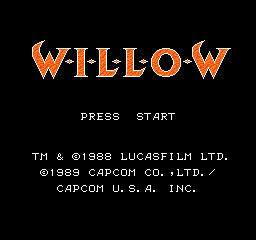 Willow - NES - Nintendo Entertainment System - Titles