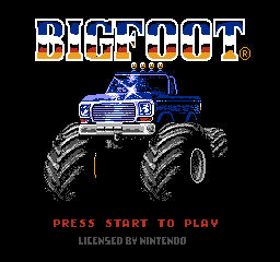 Bigfoot - NES - Nintendo Entertainment System - Titles