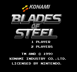 Blades of Steel - NES - Nintendo Entertainment System - Titles